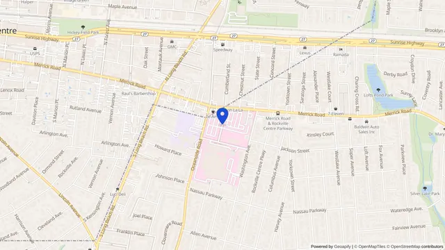 Map showing the location of Mount Sinai South Nassau at 1 Healthy Way, Oceanside, NY 11572, served by DachiPlus medical transportation.